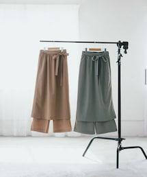 so4u | スカートレイヤードパンツ(その他パンツ)