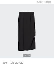 UNIQLO | ストレッチダブルフェイスナロースカート(スカート)