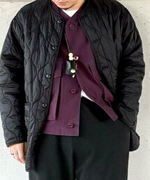 BEAMS | キルティング(ノーカラージャケット)