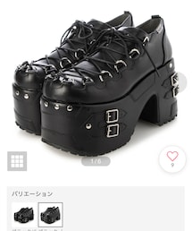 YOSUKE | ヨースケ　直営SHOP限定厚底レースアップシューズ（ブラック）(ブーツ)