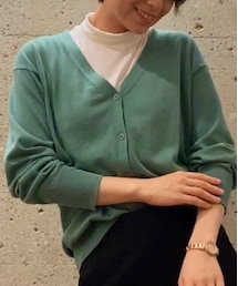 UNIQLO | UVカットスーピマコットンVネックカーディガン (長袖)(カーディガン/ボレロ)