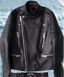 ROARS ORIGINAL | パテッドレザージャケット(ライダースジャケット)