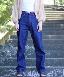 GRL | ハイウエストセンタープレスフレアデニムパンツ【cu288】(デニムパンツ)