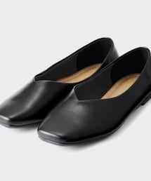GU | スクエアシフォンフラットシューズ(シューズ)
