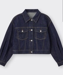 GU | デニムボリュームスリーブジャケット(デニムジャケット)