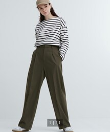 UNIQLO | タックワイドパンツ(パンツ)