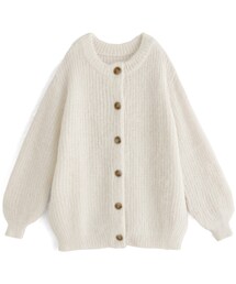 GRL | ウール混ニットロングカーディガン【an1284】(カーディガン/ボレロ)