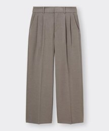 GU | タックワイドパンツ(スラックス)