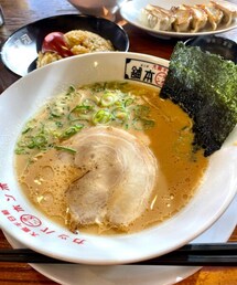 カッパ🍜本舗 | 年末に、旦那と買い物帰りに近所のラーメン屋さんで食べました🍜なかなか濃くてしっかりしたお味のスープ✨替え玉無料だったので2人とも替え玉注文。(その他)