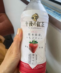 午後ティー🍓 | いちごティーの午後の紅茶を買ってみた🍓午後の紅茶って感じがしない甘さ。いつもはレモンティーを買います🍋(その他)
