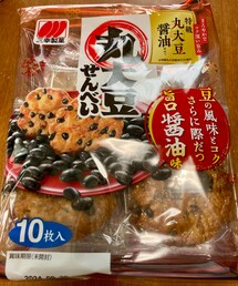 丸大豆煎餅🍘 | 去年くらい⁇初めて食べてからハマって、お安くなってる時につい買ってしまう🍘💦(その他)
