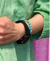 ヘアゴムリメイク | ヘアゴムを改造したブレスレット(ブレスレット)