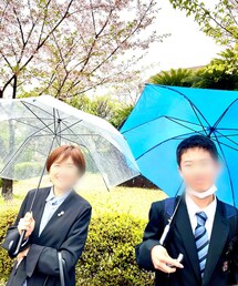 入学式☔️🌸 | 息子の制服のネクタイ。3種類ある中からブルー系を購入。今年度、学ランからブレザーに変わりました👔(その他)