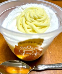 🌰モンブランプリン🍮 | プチモンブラン🍮スーパーのスイーツコーナーでSALEでゲット✨(その他)