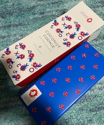 アンテノール万博限定クッキー | 先月、万博内のショップで購入。クッキーの缶とそれが入ってた箱(その他)