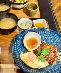 ハンバーグセット | 甲子園近くのカフェ「ヘンゼル」ハンバーグランチ。(食器/キッチン)