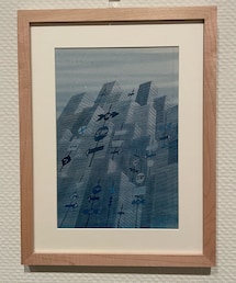 「無題」 | フォロンがアメリカへ渡り、大都会の風景を描いた一枚🏙️(その他)