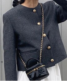 VERVEINE | ノーカラージャケット