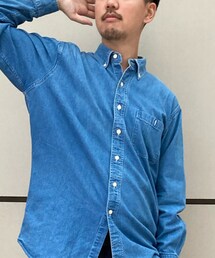 VINTAGE | 古着屋で買ったラルフローレンのデニムシャツ(シャツ/ブラウス)