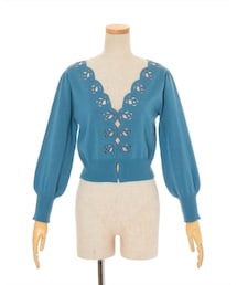 an another angelus | ローズカットワークニットカーディガン/an another angelus [41BJ04j002]

(カーディガン/ボレロ)