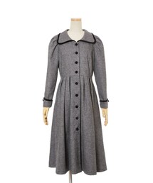 an another angelus | 別珍パイピング使いツイードワンピースコート/an another angelus [39BD03j002]

(ジャケット/アウター)