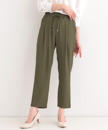 SHOO・LA・RUE | 【洗える/SS-3L】さらさらぷるん イージーテーパードパンツ(その他パンツ)