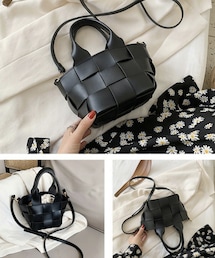 SUGAR BISKET | メッシュレザーショルダーバッグ2way (バッグ)