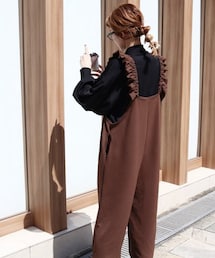 k.growth | フリルサロペット(サロペット/オーバーオール)