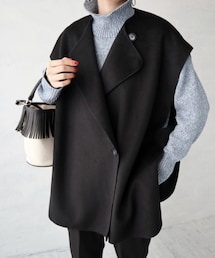 k.growth | サイドループWフェイスボックスベスト(ベスト)