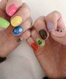 セルフチップ　m&m’s | ネイルシール/ネイルチップ