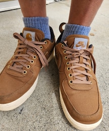 NIKE×CarharttWIP | NIKE AIR FORCE 1 07' PRM WIP/ナイキ エアフォースワンとCarharttWIPのコラボ/27.5(スニーカー)