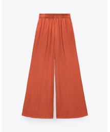 ZARA | Flowy wide leg pants(スラックス)