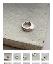 CHIEKO+ | petal ring † silver(リング)