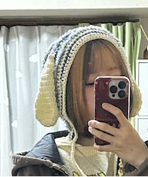 手編み🐰ニット帽 | ニットキャップ/ビーニー