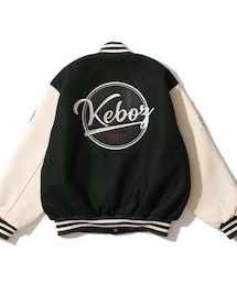 Keboz スタジャン MELTON & LEATHER VARSITY JACKET（スタジャン）｜KEBOZ（ケボズ