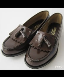 HARUTA | HARUTA ハルタ ローファー 学生 レディース 【タッセル付き】(女子用)[クロ・ブラウン/2E]　4515(ローファー)