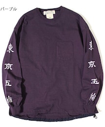 REMI RELIEF | 16/-天竺変形マスクロンT（東京五輪）／REMI RELIEF（レミレリーフ）(Tシャツ/カットソー)