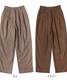 AgAwd | Wool Tuck Trousers（ウールタックトラウザース）[21-220149]／AgAwd（アガウド）(パンツ)