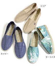 HOLLYWOOD RANCH MARKET | Hollywood Ranch Market(ハリウッド ランチ マーケット)から、LA MAISON DE L ESPADRILLE HRM H EMBRIDERY ESPADRILLE(その他シューズ)