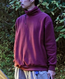 WORKMAN | るLoose Fit M フリースタートルネック(ニット/セーター)