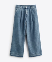 ワイドデニムパンツ | ロールアップしてもだぼっと履ける🙆♂️(デニムパンツ)