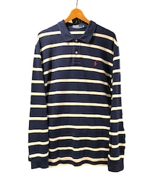 ポロシャツ | ワンポイントの赤も好き❤️(ポロシャツ)