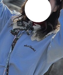 ZARA | 花柄ビッグカラーブラウス(トップス)