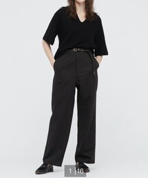 UNIQLO | リネンブレンドリラックスストレートパンツ(パンツ)
