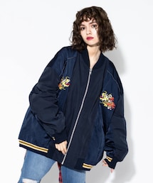 Candy Stripper | SUKA JACKET COMBINED MA-1(MA-1)