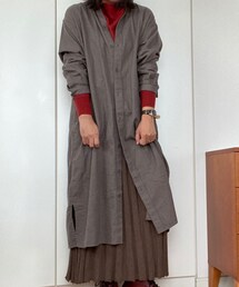 無印良品 | シャツワンピース