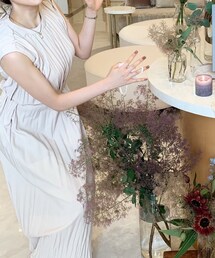 L'Or | 楫真梨子さんのブランドのワンピースです。(ドレス)
