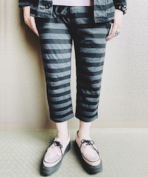 Engineered Garments | カットクロップドパンツ(スウェットパンツ)