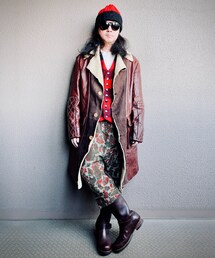 glamb | 迷彩柄ウールパンツ(その他パンツ)