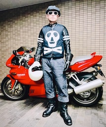 MIGHTY-MAC | スカルデッキベスト(ダウンベスト)